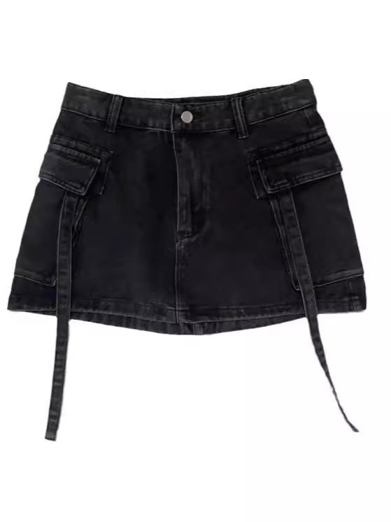 Fashion Hip American Denim Skirt Women