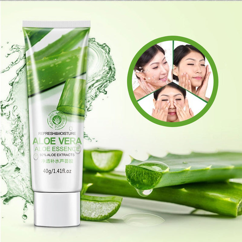 Hydrating Aloe Vera Gel Oil Control Moisturizing to Blackhead Shrinking Pore After Sun Soothing Skin Care - Tept Markets