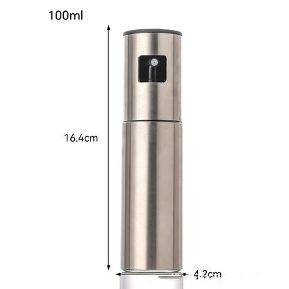 Fuel Spray Can Household Kitchen Supplies Artifact Stainless Steel Oil Injection Bottle Spice Bottle Spray Press Type Barbecue Oil Bottle Kitchen Gadgets-Consumer Electronics-Tept Markets