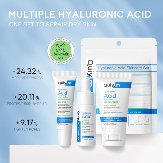 Hyaluronic Acid Three-piece Set Skin Care Product Set Moisturizing