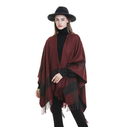 Shawl Cloak Robe Warm Fashion Autumn And Winter-Women Clothing-Tept Markets