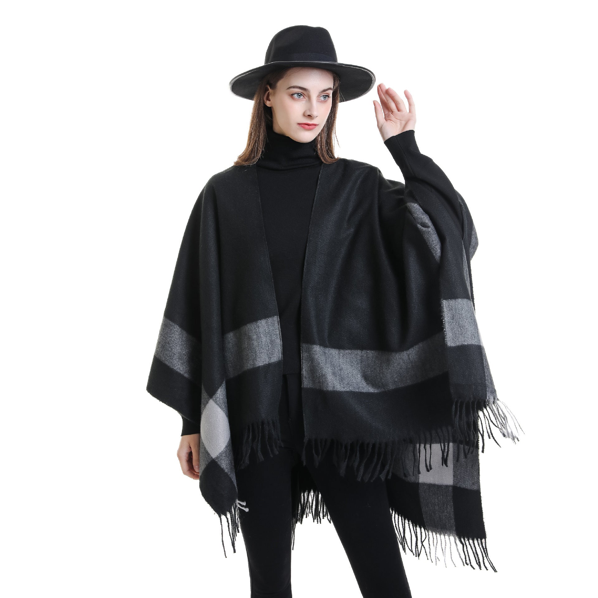 Shawl Cloak Robe Warm Fashion Autumn And Winter-Women Clothing-Tept Markets