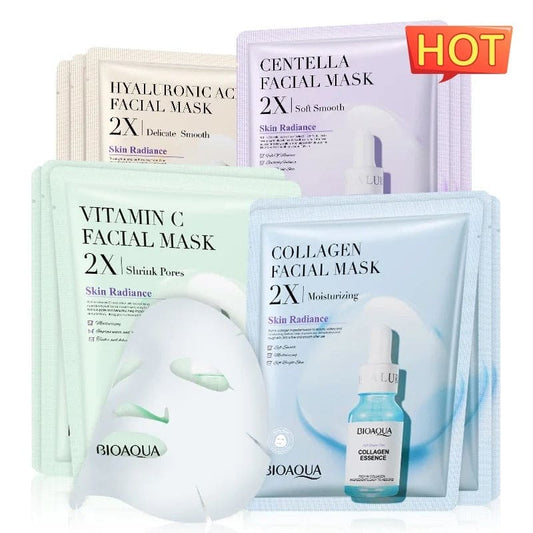 Collagen Face Mask Moisturizing Firming Face Sheet Mask Hyaluronic Acid Facial Masks Beauty Skin Care Gel Skin Care-Beauty Product-Tept Markets