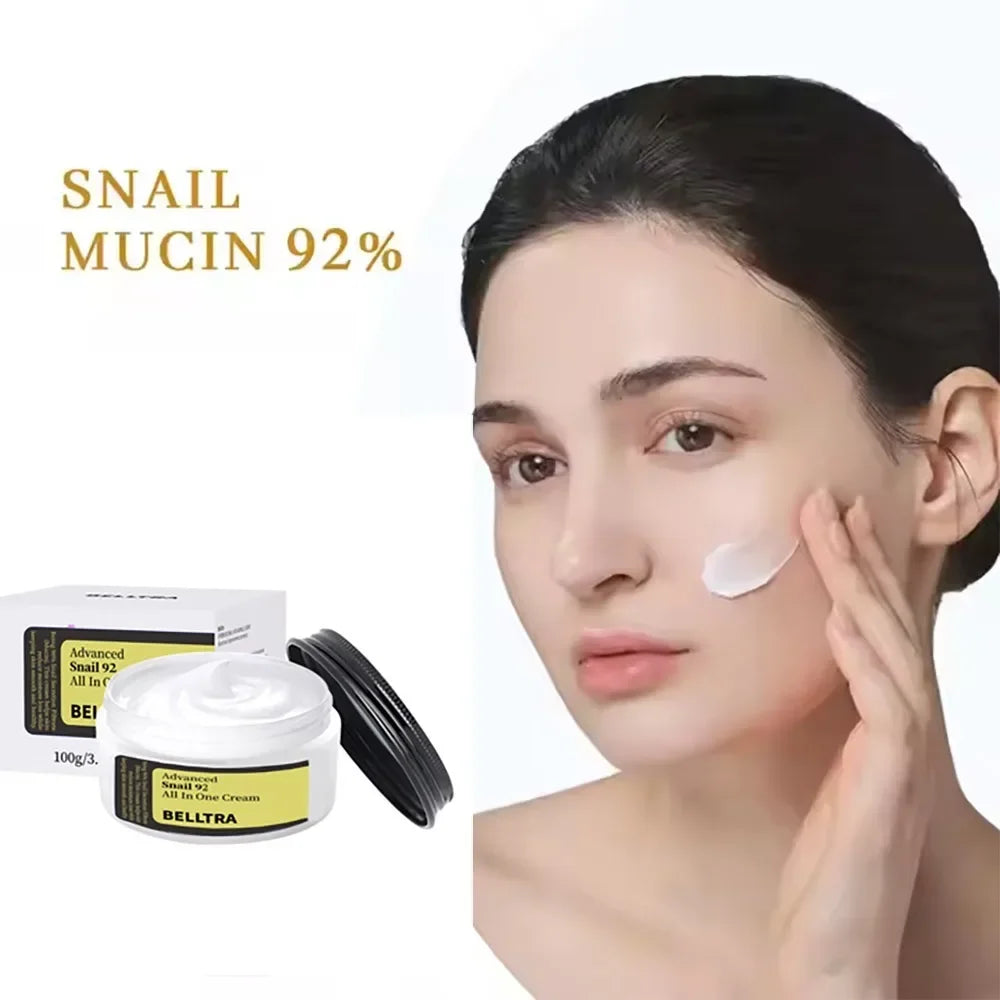 Snail Mucin 96% Korean Essence - Anti-Aging, Skin Repair, Whitening & Firming Serum for Fine Lines