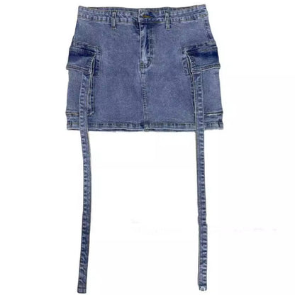 Fashion Hip American Denim Skirt Women