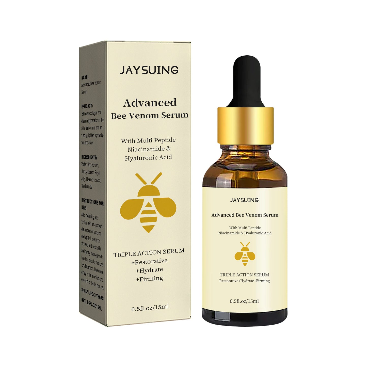 Bee Venom Essence Fading Wrinkle French Lines Repair Dull Nourishing And Firming Skin